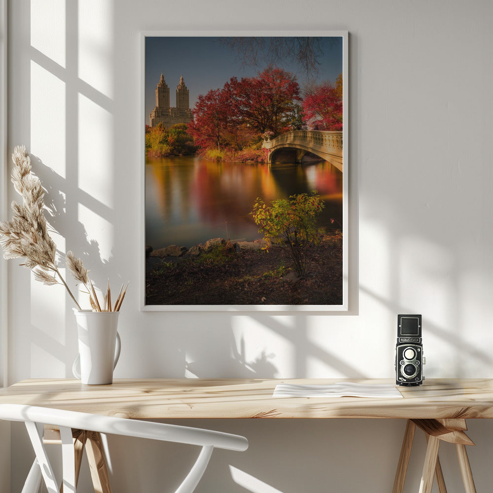 Fall in Central Park - Poster / Art Print - interiör