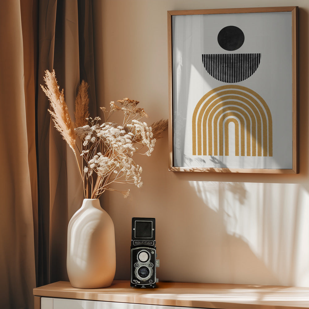 Midcentury Composition - Poster / Art Print - interiör