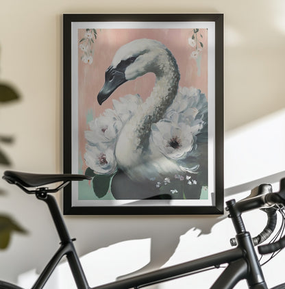 The Swan - Poster / Art Print - interiör