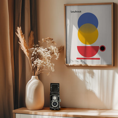 Bauhaus Coffee Abstract - Poster / Art Print - interiör