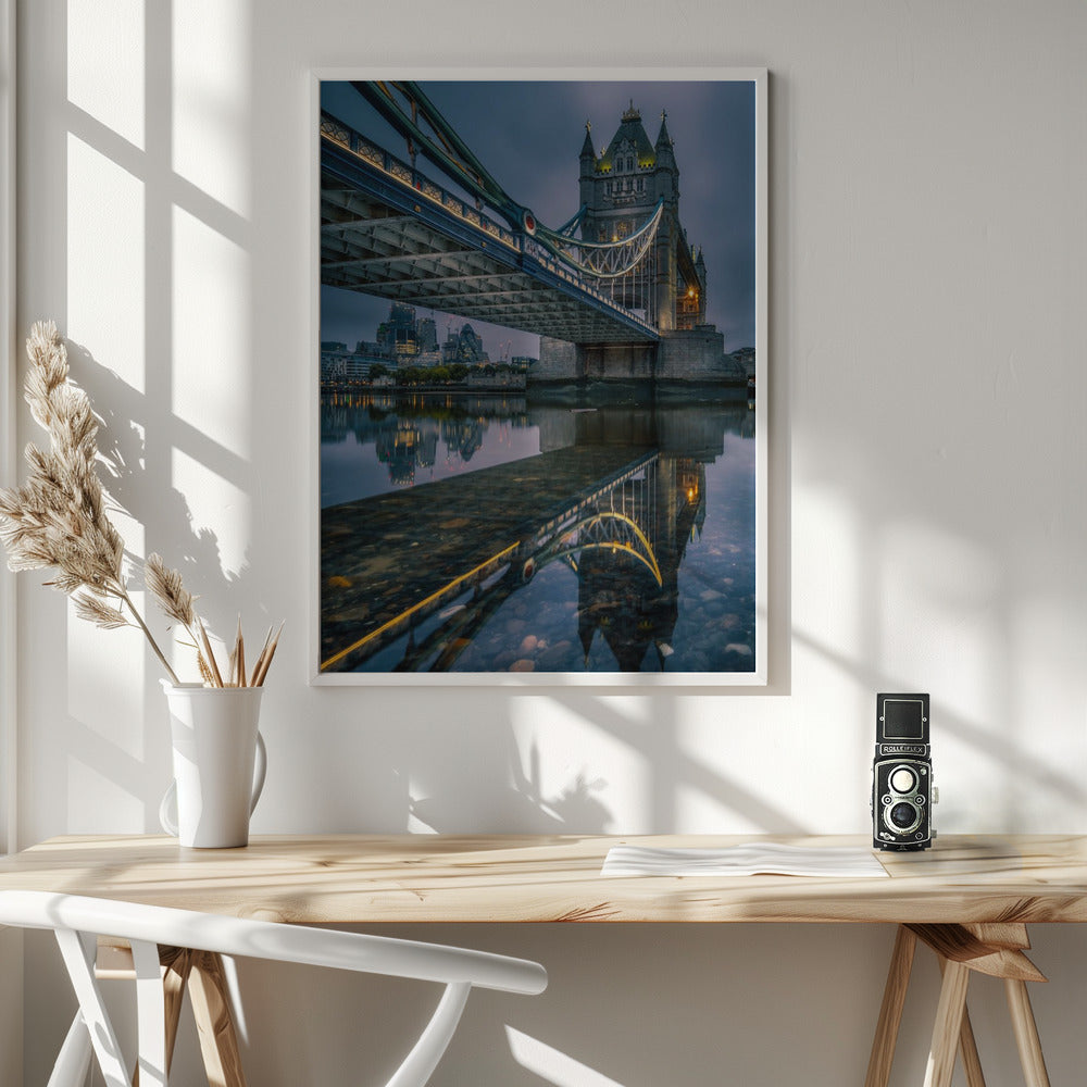 2 worlds - Poster / Art Print - interiör