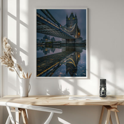 2 worlds - Poster / Art Print - interiör