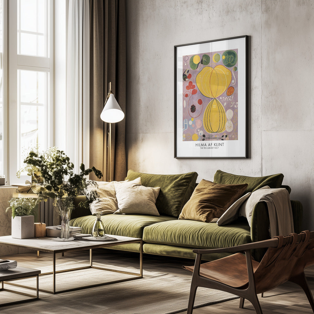 The Ten Largest No.7 Poster - Poster / Art Print - interiör