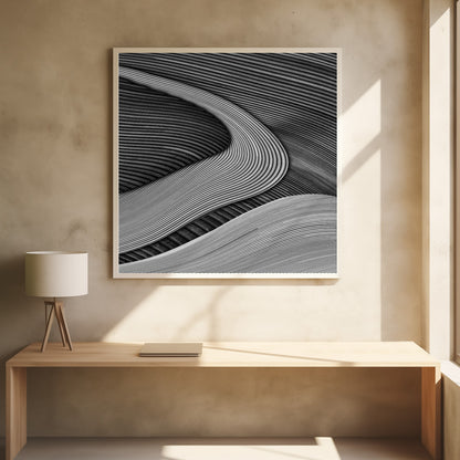 The wood project III - Zen garden - Poster / Art Print - interiör