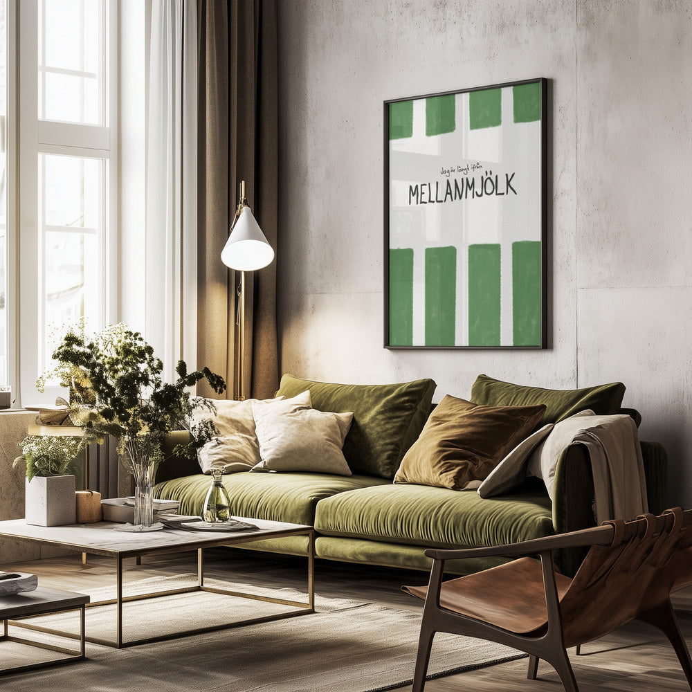 Mellanmjölk - Poster / Art Print - interiör