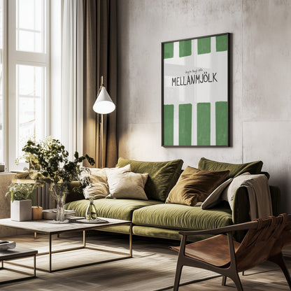 Mellanmjölk - Poster / Art Print - interiör