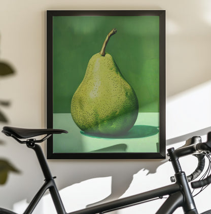 Green Pear - Poster / Art Print - interiör