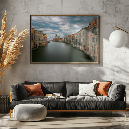 Stormy weather on the Grand Canal - Poster / Art Print - interiör