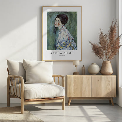 Porträt Einer Dame (1916–1917) Poster - Poster / Art Print - interiör