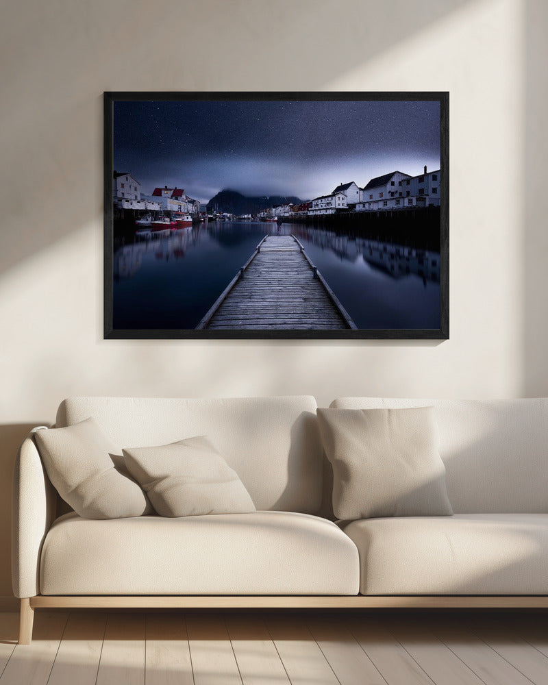 When the Night Comes Falling from the Sky - Poster / Art Print - interiör