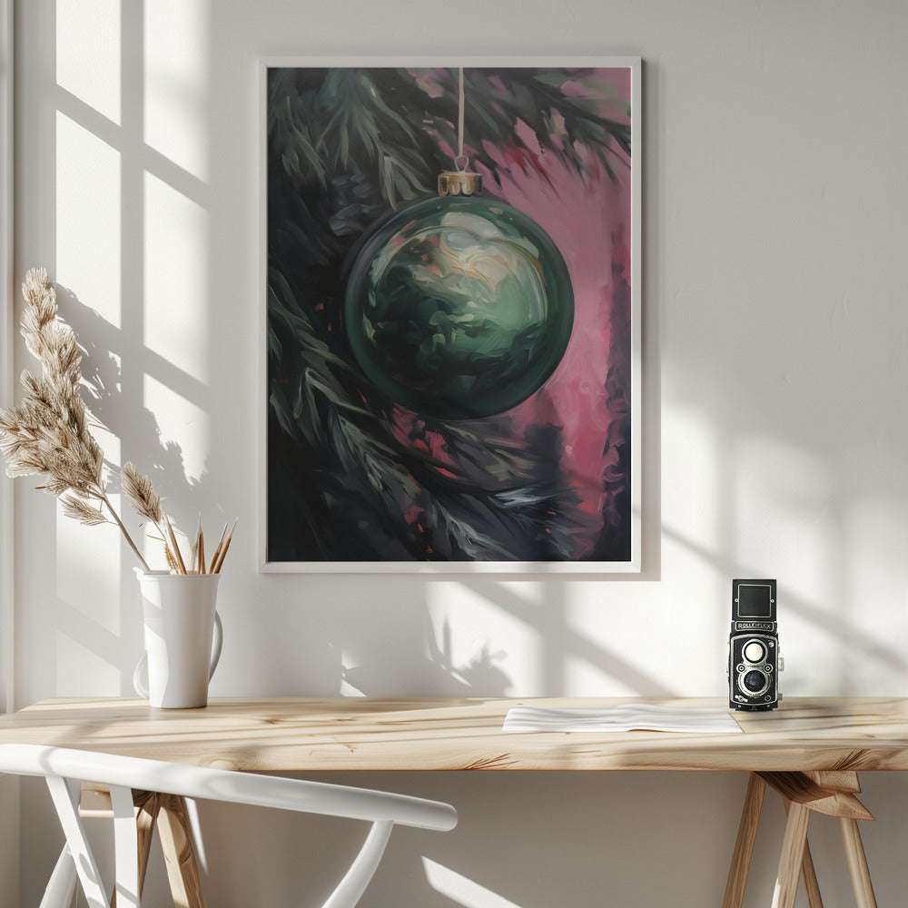 Christmas Bauble No 2 - Poster / Art Print - interiör