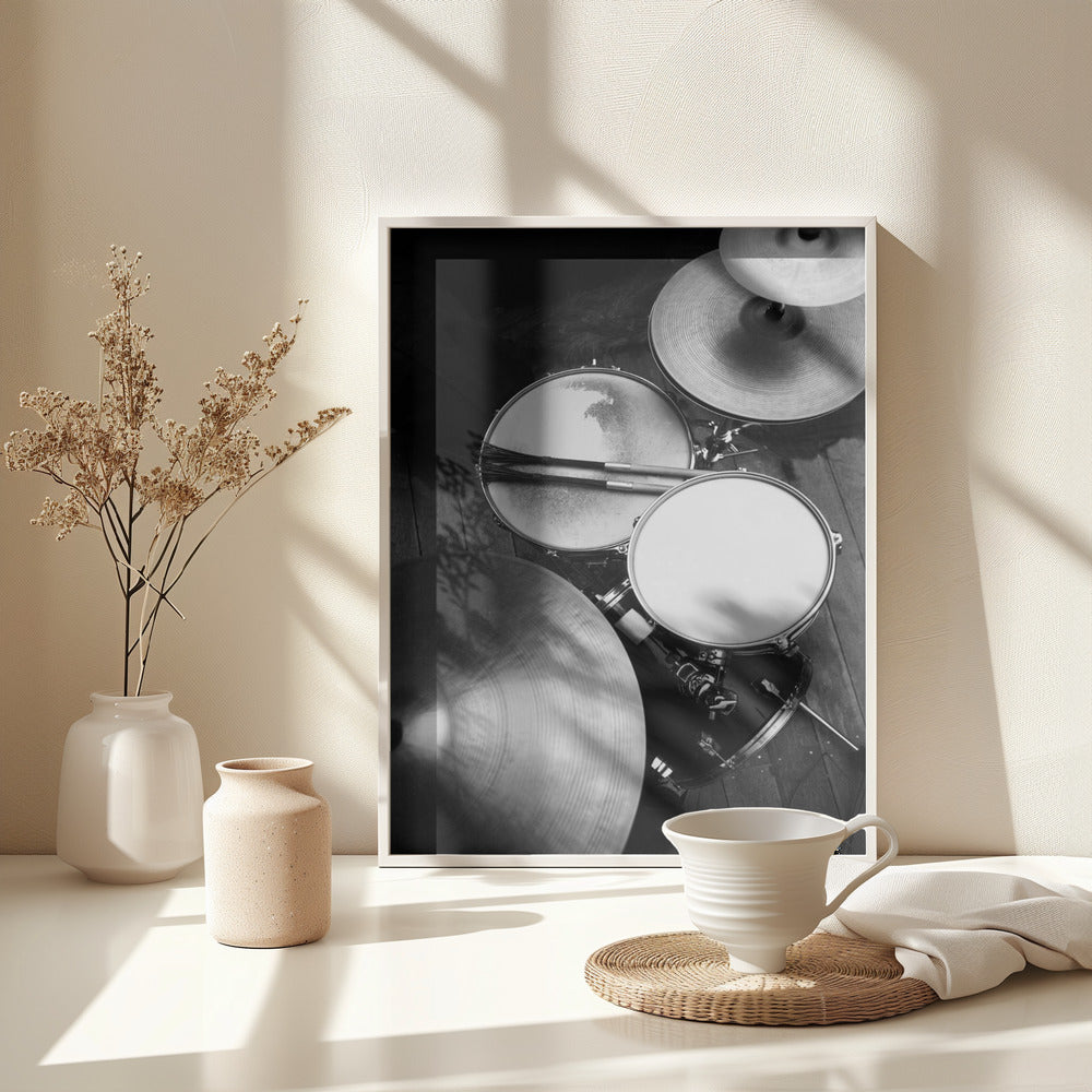 Drums - Poster / Art Print - interiör