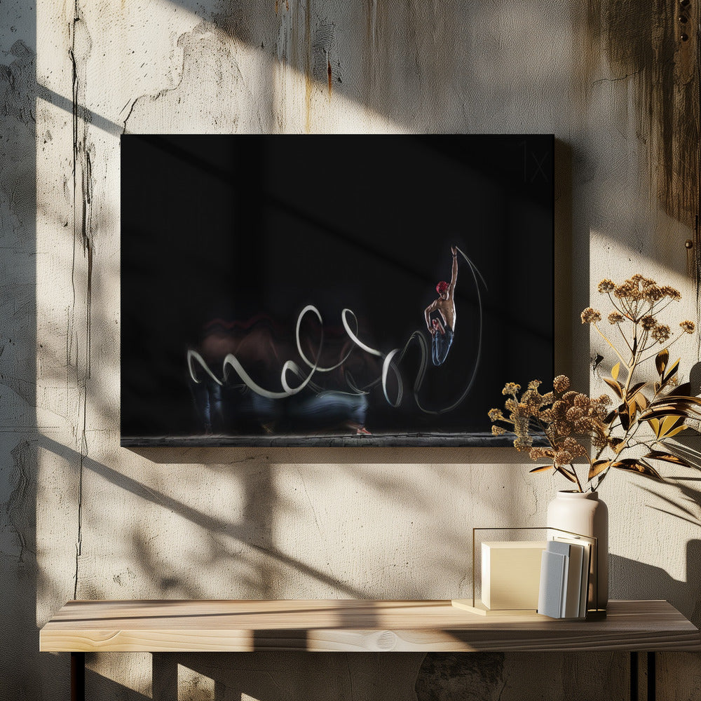 Jump Up & Lite Up Your Life - Poster / Art Print - interiör