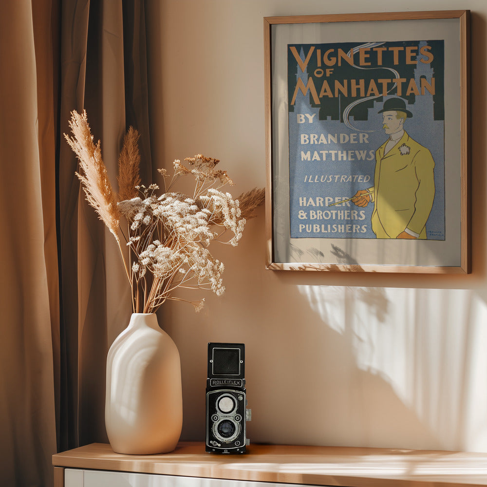 Vignettes of Manhattan (1895) - Poster / Art Print - interiör