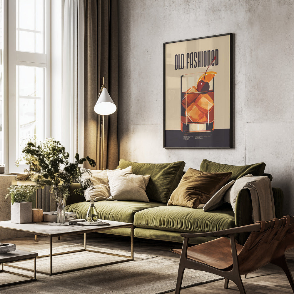 Old Fashioned - Poster / Art Print - interiör