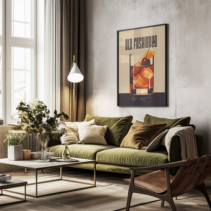 Old Fashioned - Poster / Art Print - interiör
