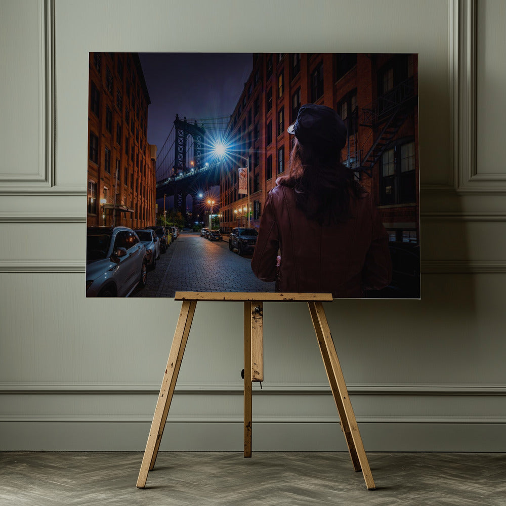 Manhattan bridge - Poster / Art Print - interiör