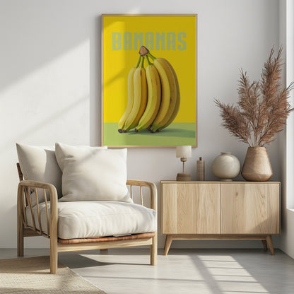 Bananas - Poster / Art Print - interiör