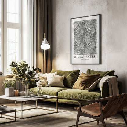 Marigold Monochrome - Poster / Art Print - interiör