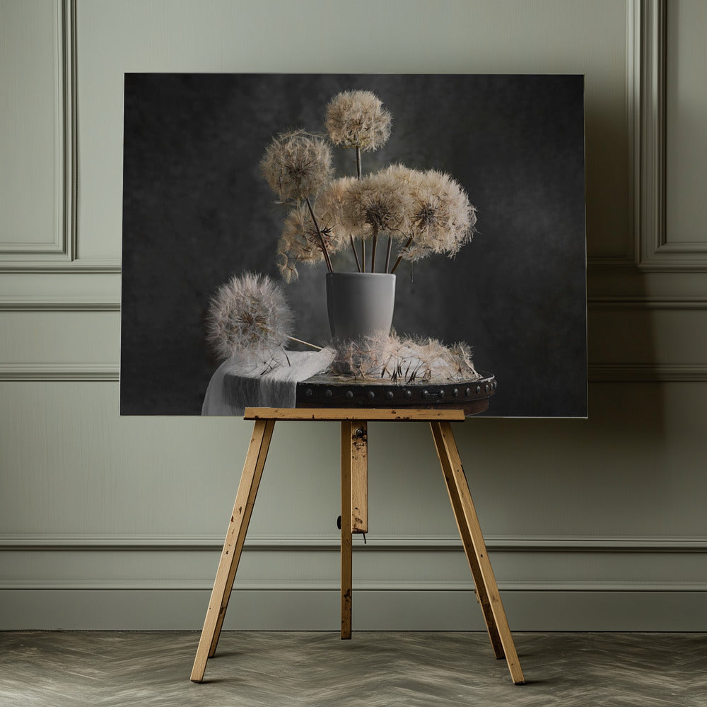 Dandelion Seed Pod - Poster / Art Print - interiör