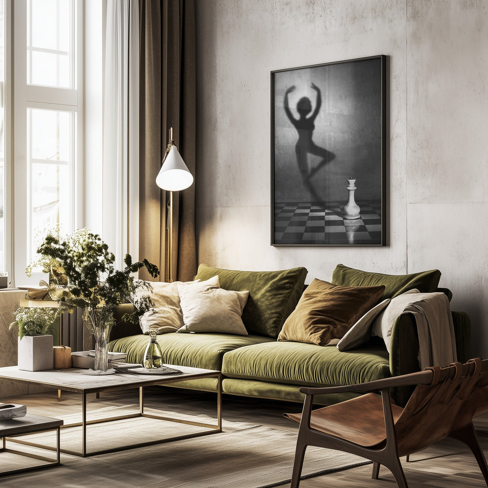 Her dream - Poster / Art Print - interiör