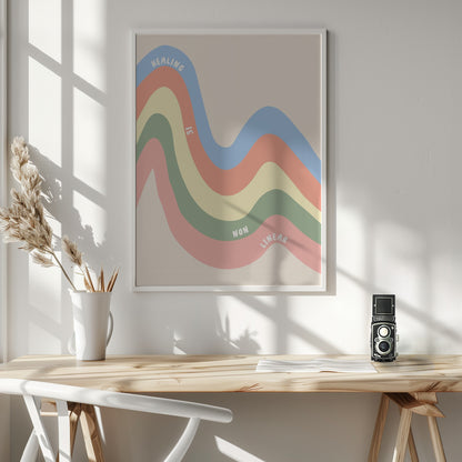 Healingisnonlinear - Poster / Art Print - interiör