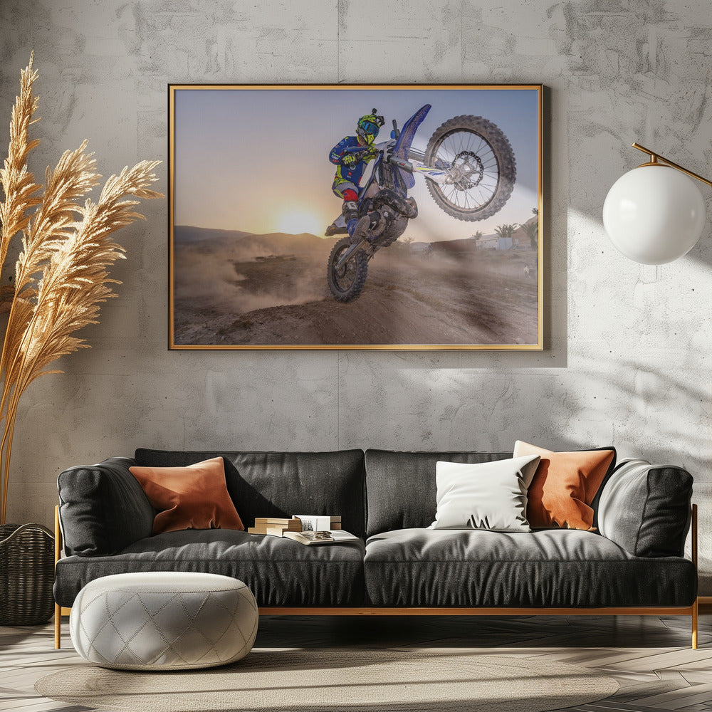 They Say Jump, I say I'm Mario - Poster / Art Print - interiör
