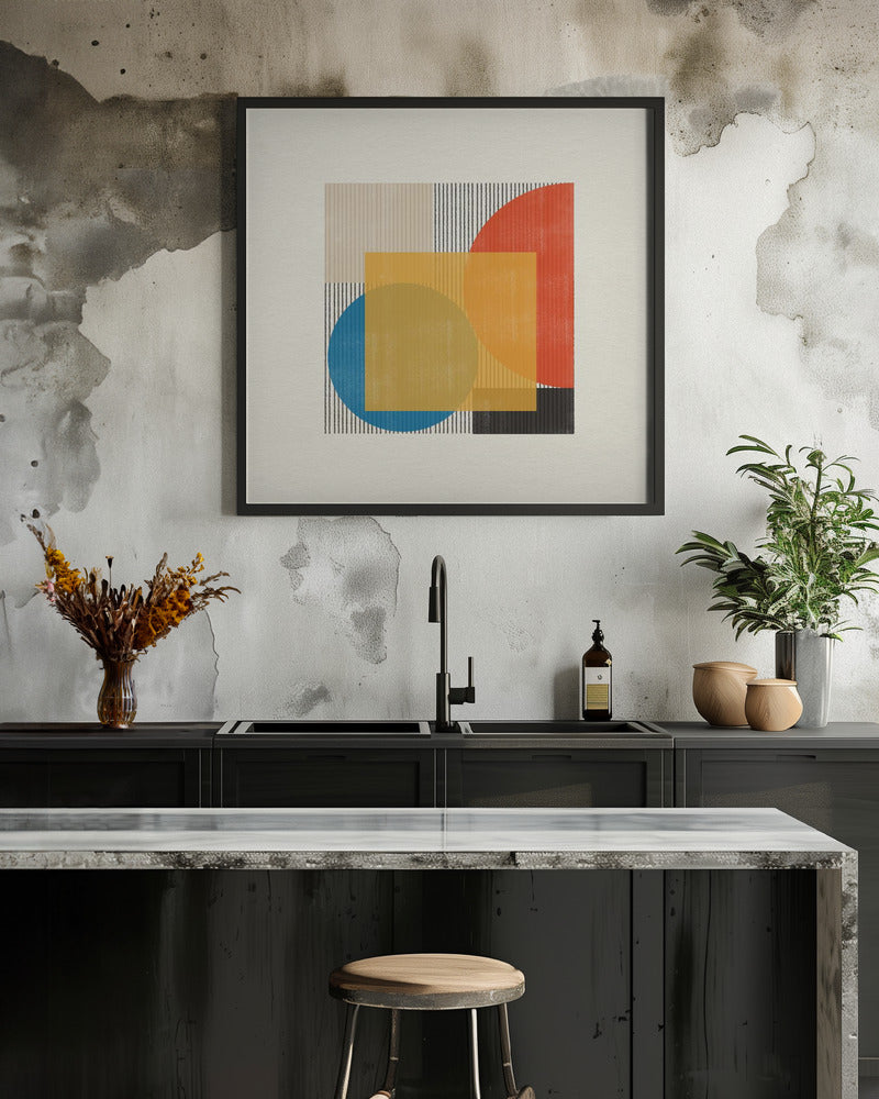 Midcentury Modern Object No2 - Poster / Art Print - interiör