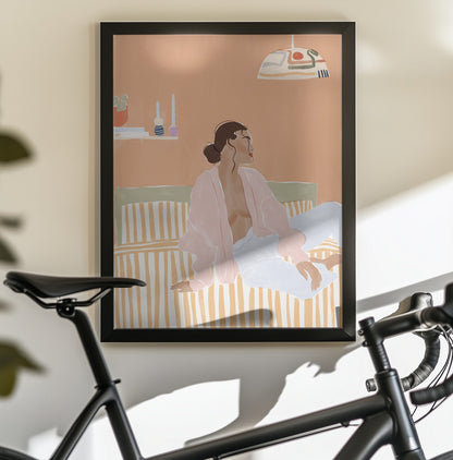 Just Let Me Chill - Poster / Art Print - interiör