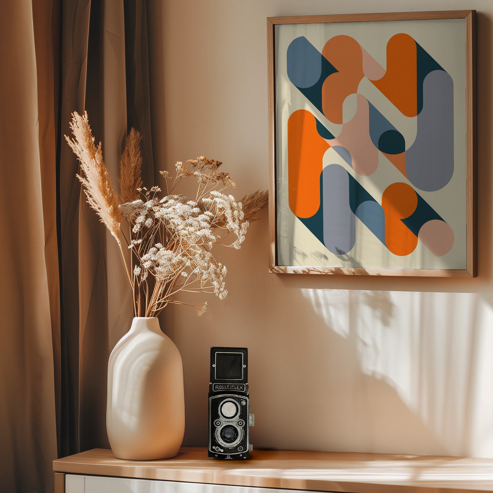 Geometrics 2 - Poster / Art Print - interiör