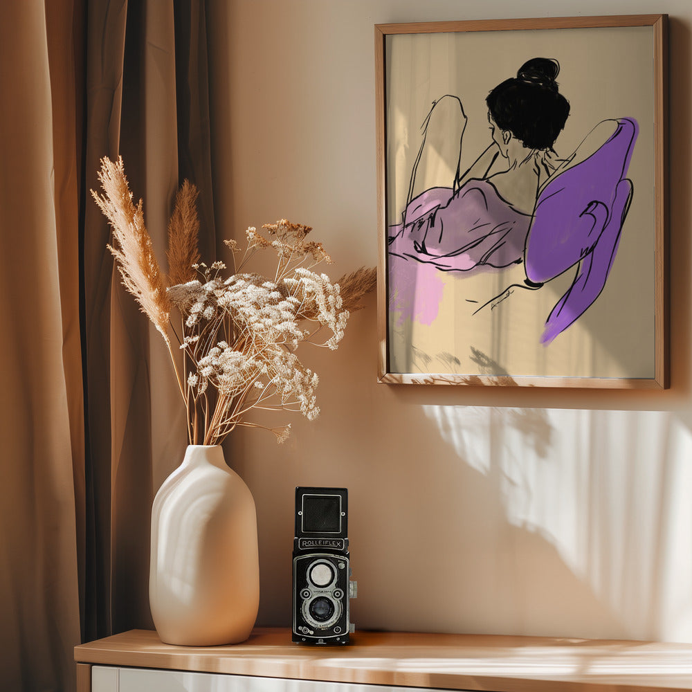 Mädchen 2 - Poster / Art Print - interiör