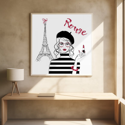 Paris Rouge - Poster / Art Print - interiör