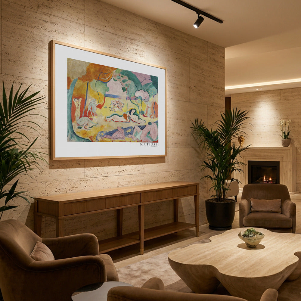 La Joie De Vivre, With Boarder - Poster / Art Print - interiör