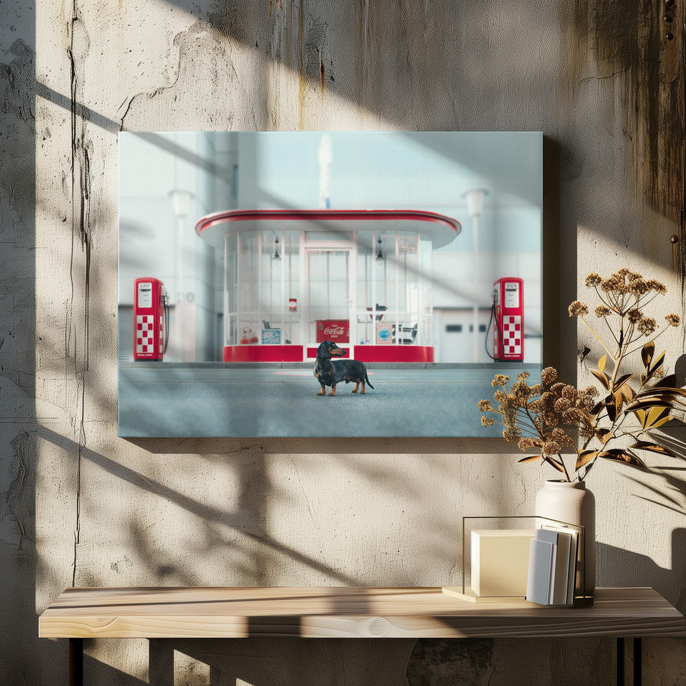 Der Tankwart - Poster / Art Print - interiör