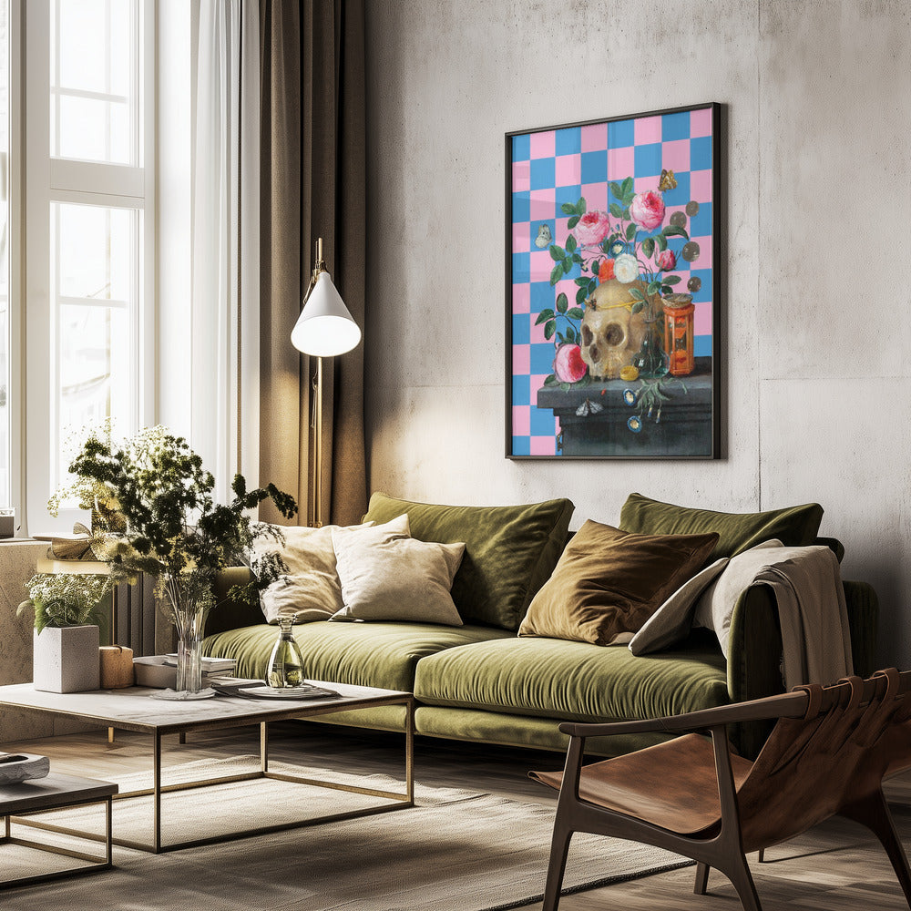 The Cheerfull Vanitas Still Life - Poster / Art Print - interiör