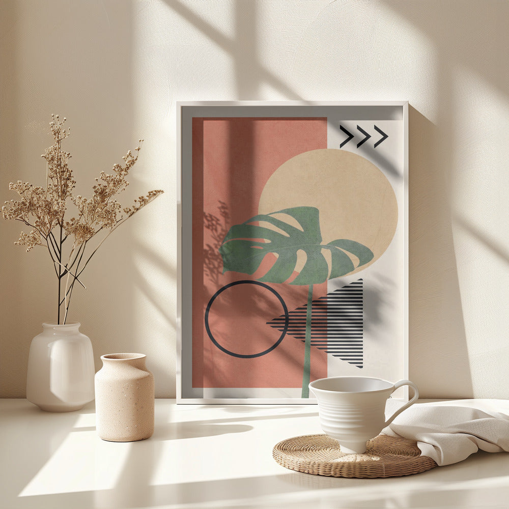 Geometric Botanica - Poster / Art Print - interiör