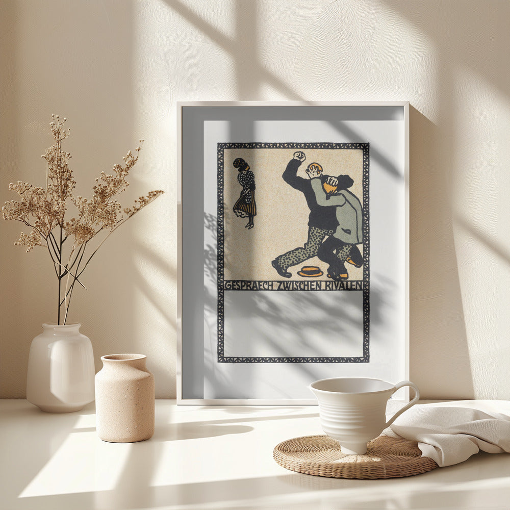 Conversation Between Rivals - Poster / Art Print - interiör