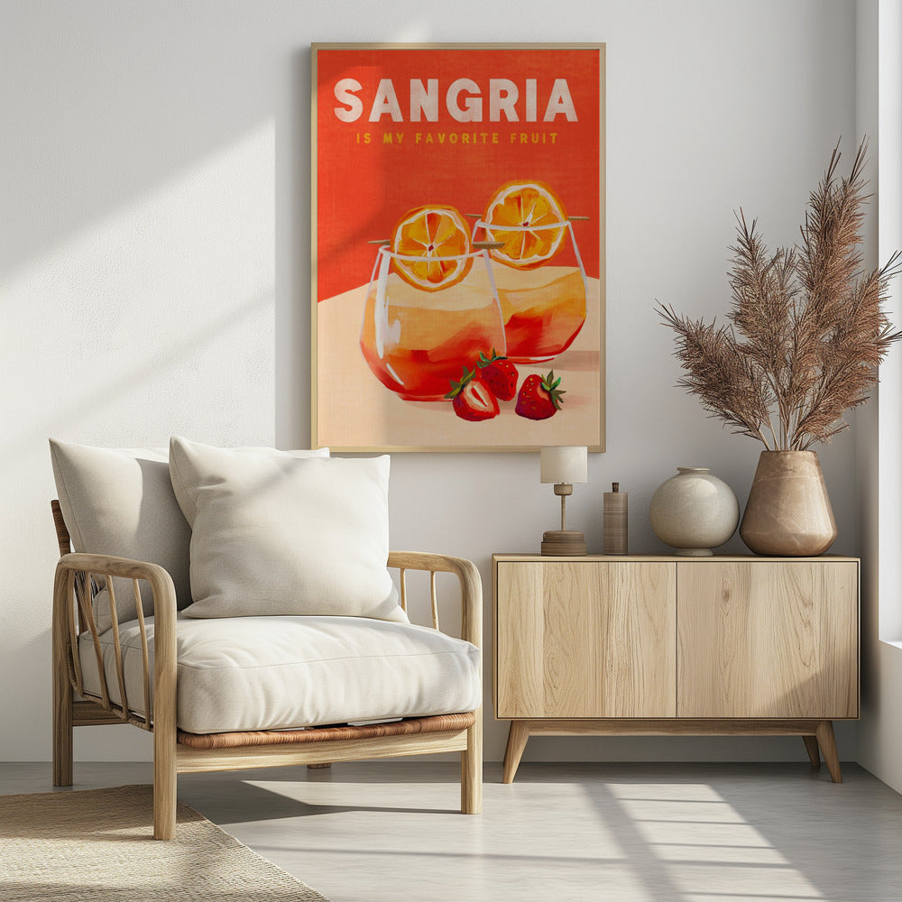 Sangria - Poster / Art Print - interiör