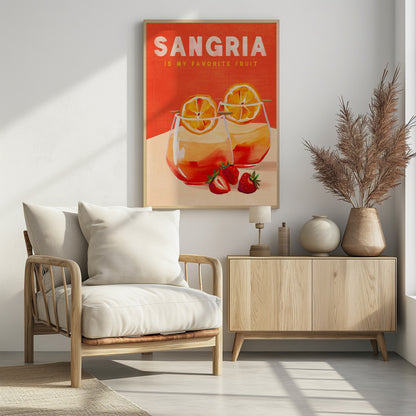 Sangria - Poster / Art Print - interiör