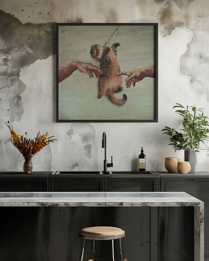 Touch of the Kitty - Poster / Art Print - interiör