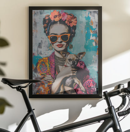Frida Chihuahua - Poster / Art Print - interiör