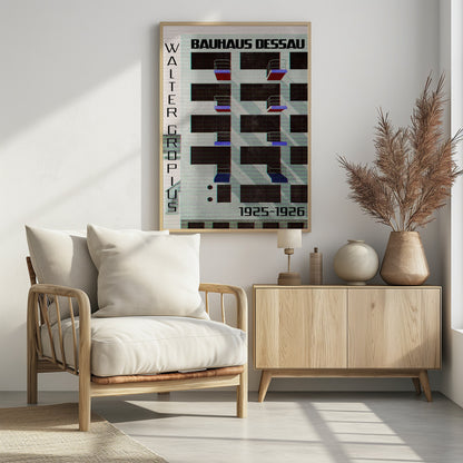 Bauhaus Dessau style IV - Poster / Art Print - interiör