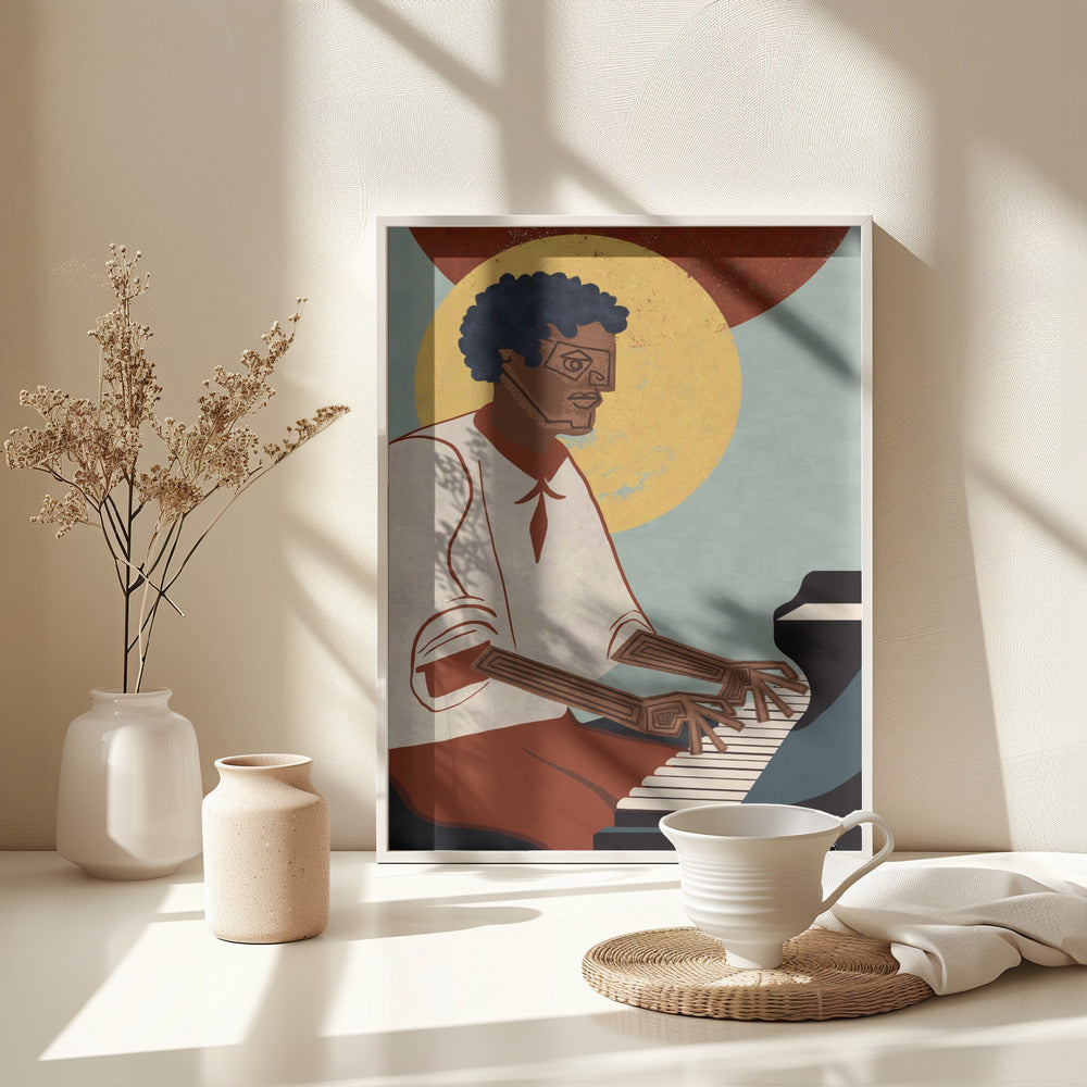 MUSICIAN GUY VIII - Poster / Art Print - interiör