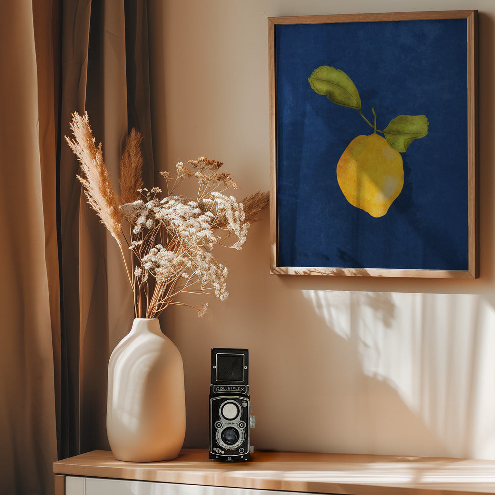 Just a little lemon - Poster / Art Print - interiör