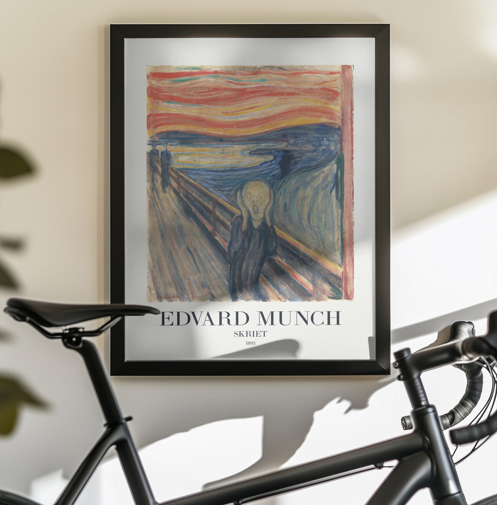 Skriet (The Scream) - Poster / Art Print - interiör