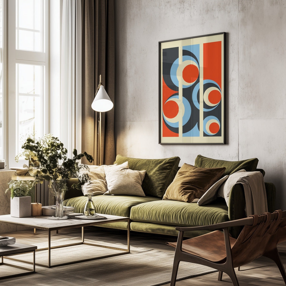 Geometric Patterns #3 - Poster / Art Print - interiör