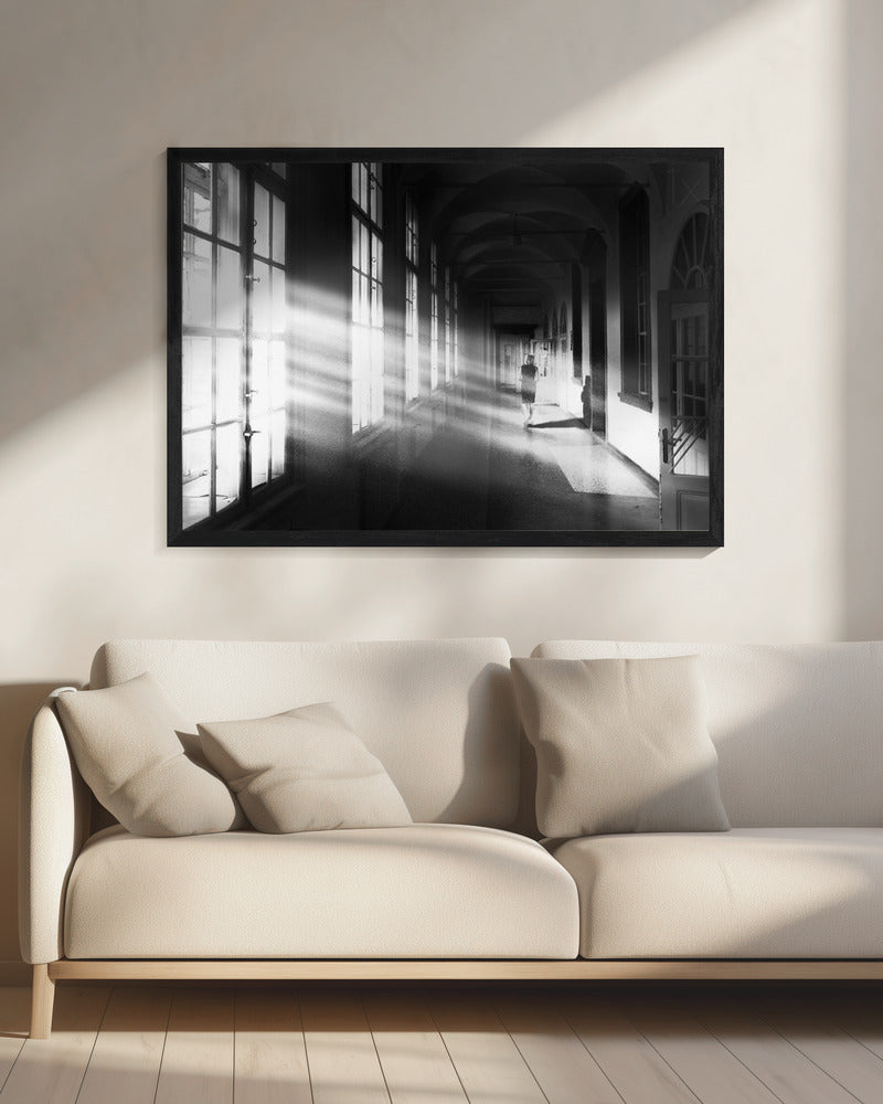 Do not give up little girl - Poster / Art Print - interiör