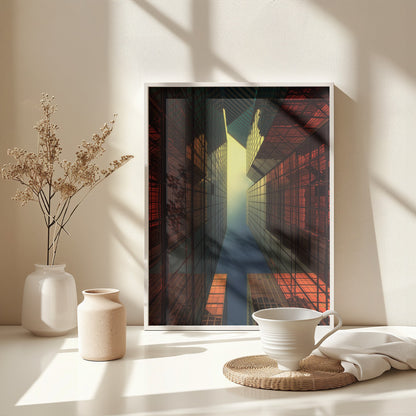 Hong Kong city - Poster / Art Print - interiör
