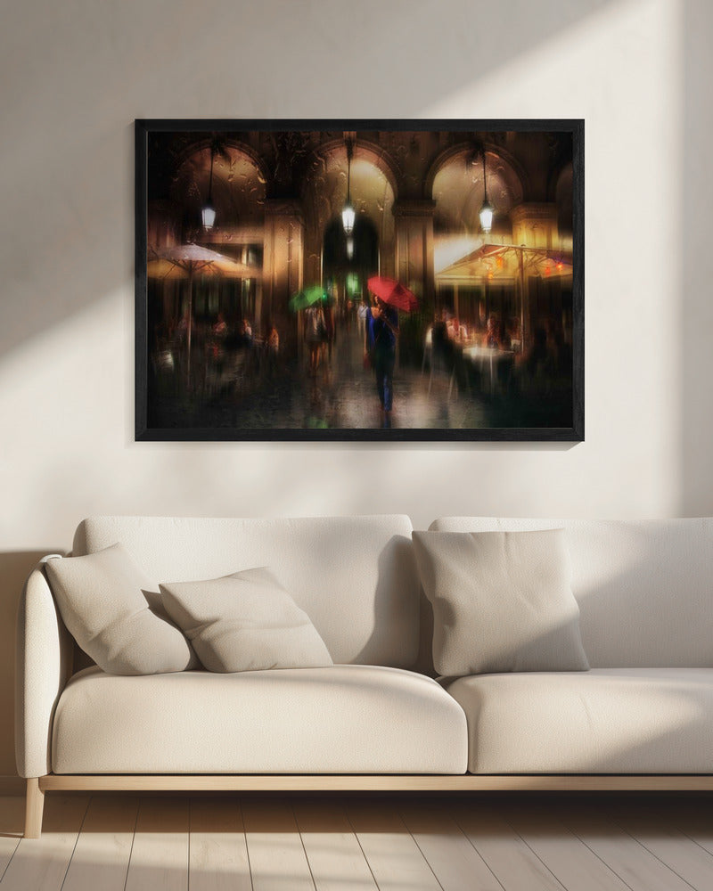 There is something in the rain... - Poster / Art Print - interiör