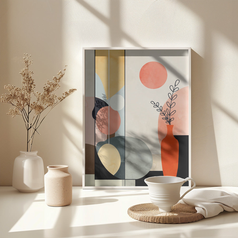 Essence In Geometry - Poster / Art Print - interiör
